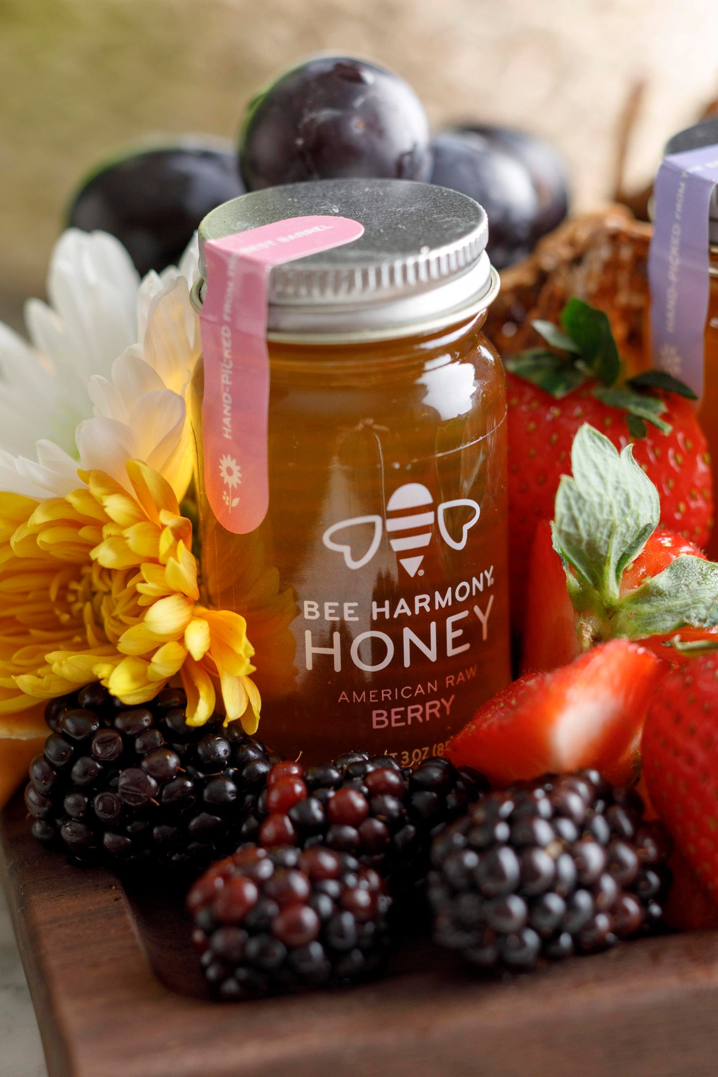 American Raw Berry Blossom Mini Jar (3 OZ)