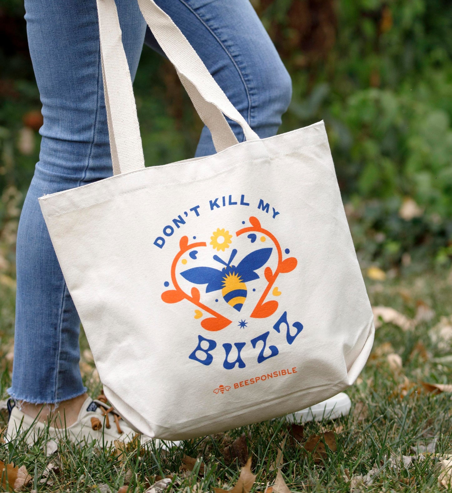 Don't Kill My Buzz Canvas Tote