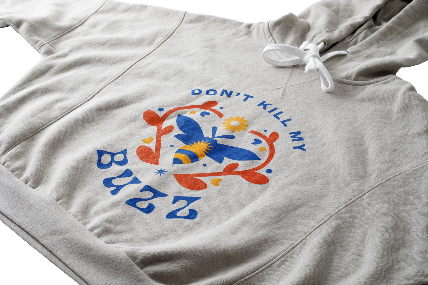 Don't Kill My Buzz Women's Fleece Crop Hoodie