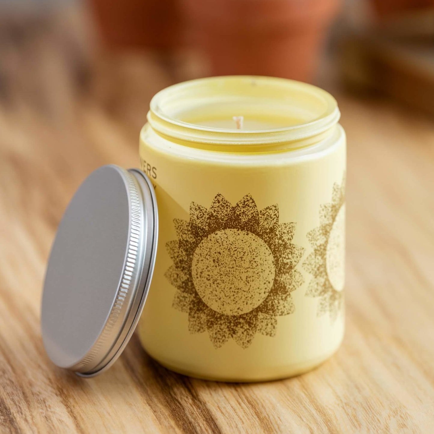 "Sunflowers" Handpoured Candle (7 oz.)