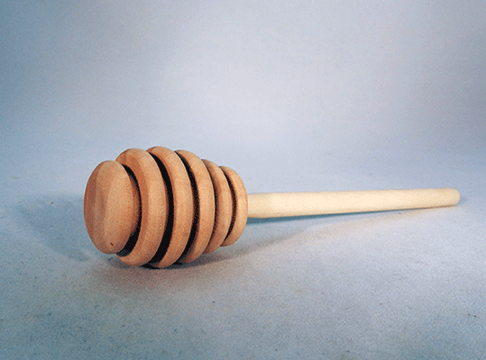 Wooden Honey Dipper (6")