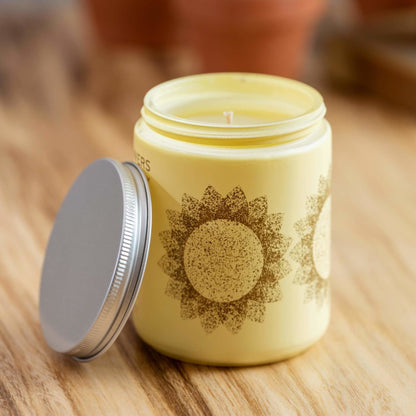 "Sunflowers" Handpoured Candle (7 oz.)