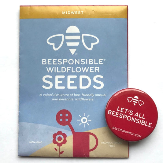 Free Gift! Button and Regional Seed Packet