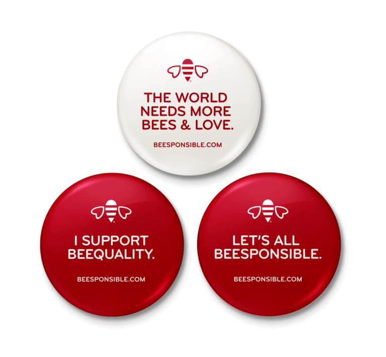 Beesponsible Button Set